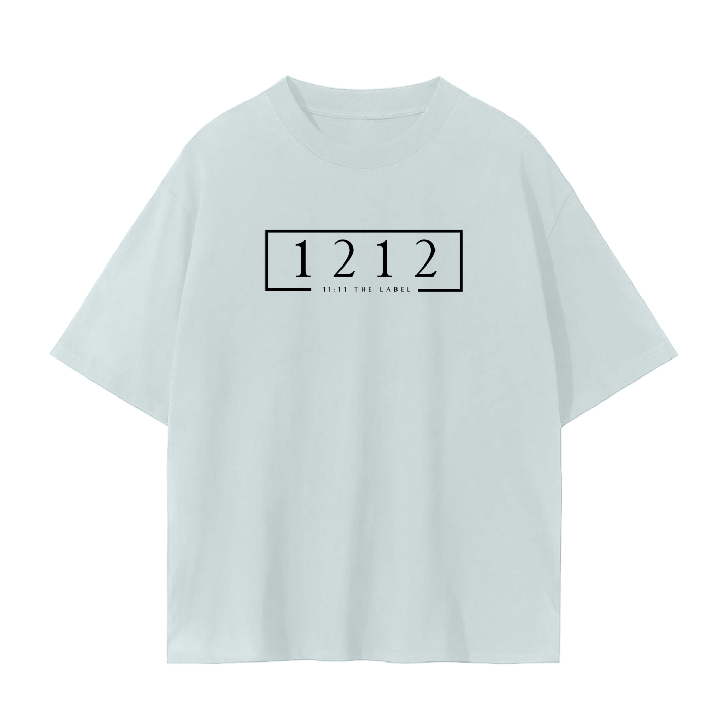 '1212 Angel Number' Unisex Basic Tee- Black Print