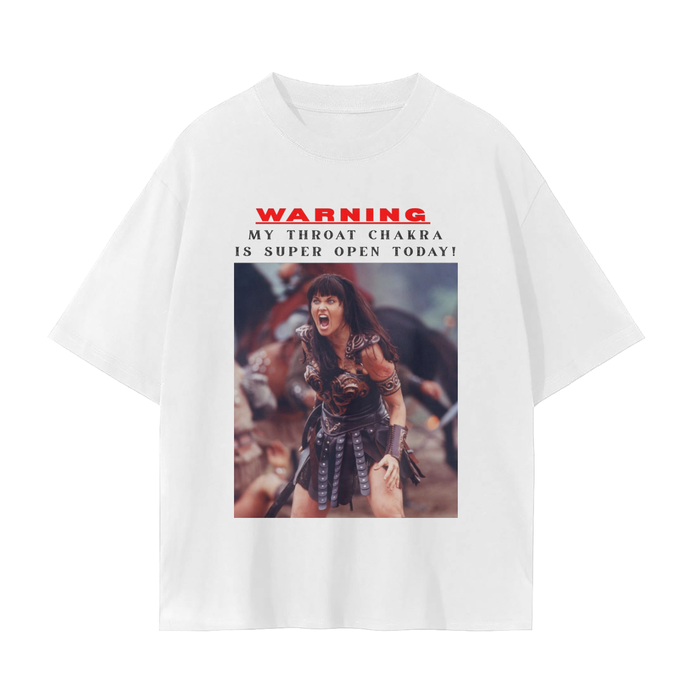 'Xena' Unisex Basic Tee- Black Print