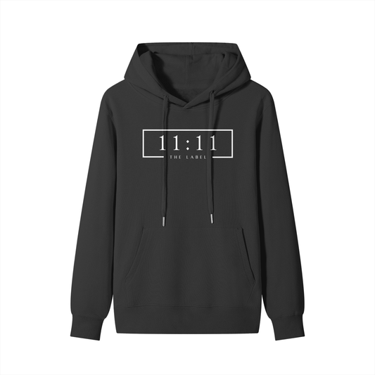 '11:11 THE LABEL' Classic Hoodie- White Print