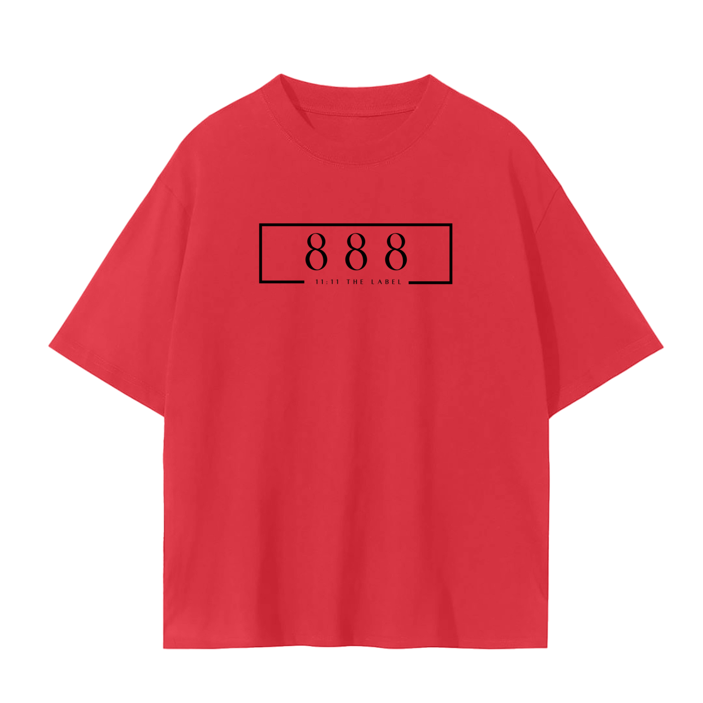 '888 Angel Number' Unisex Basic Tee- Black Print