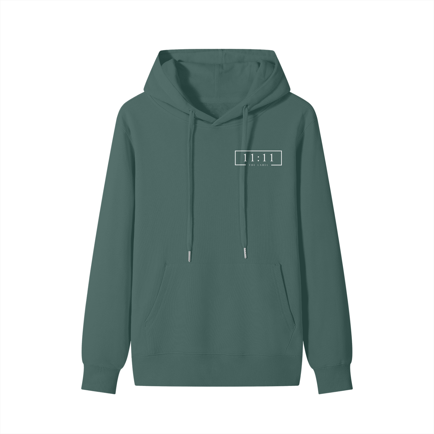 '11:11 THE LABEL' Classic Hoodie- Small White Print
