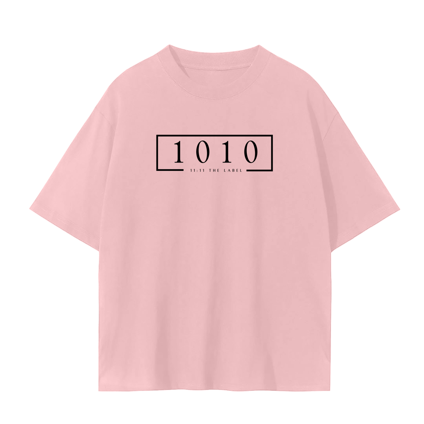 '1010 Angel Number' Unisex Basic Tee- Black Print