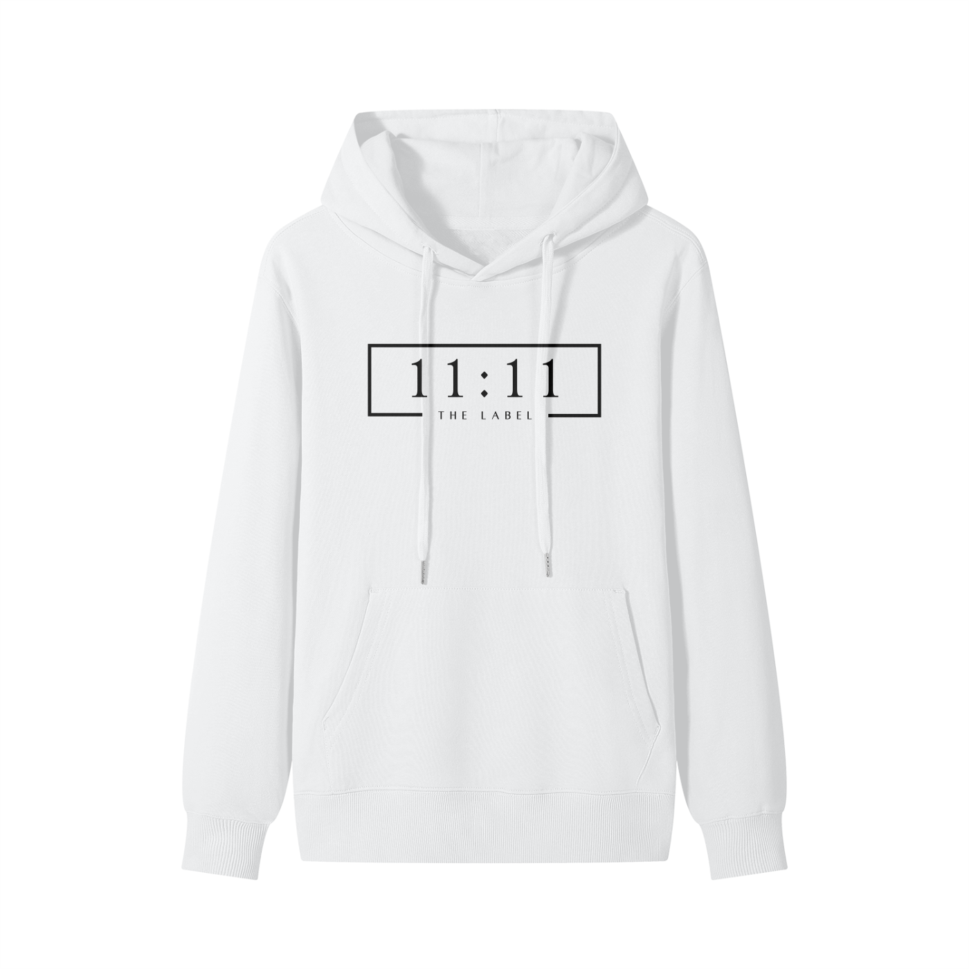 '11:11 THE LABEL' Classic Hoodie- Black Print