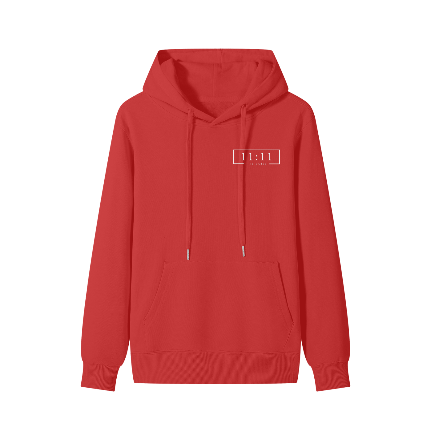 '11:11 THE LABEL' Classic Hoodie- Small White Print