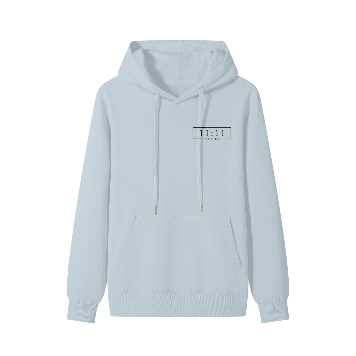 '11:11 THE LABEL' Classic Hoodie- Small Black Print