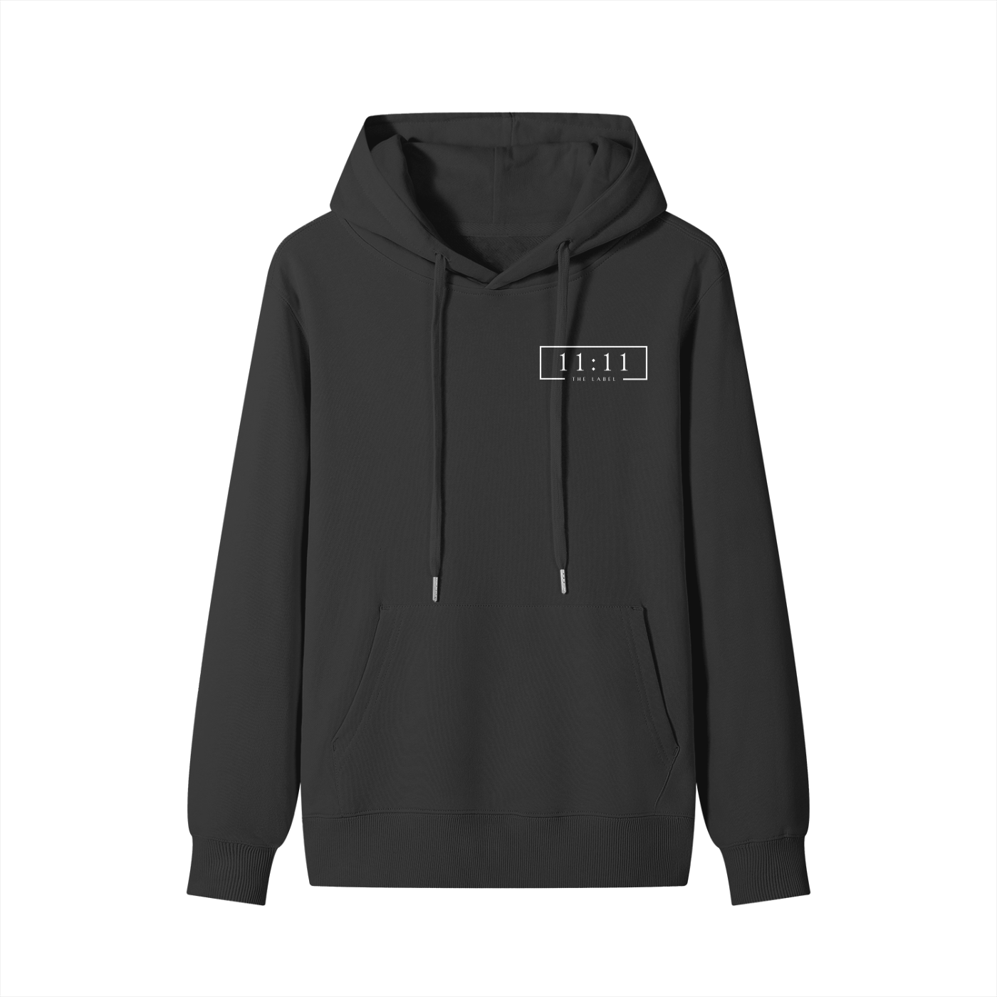 '11:11 THE LABEL' Classic Hoodie- Small White Print