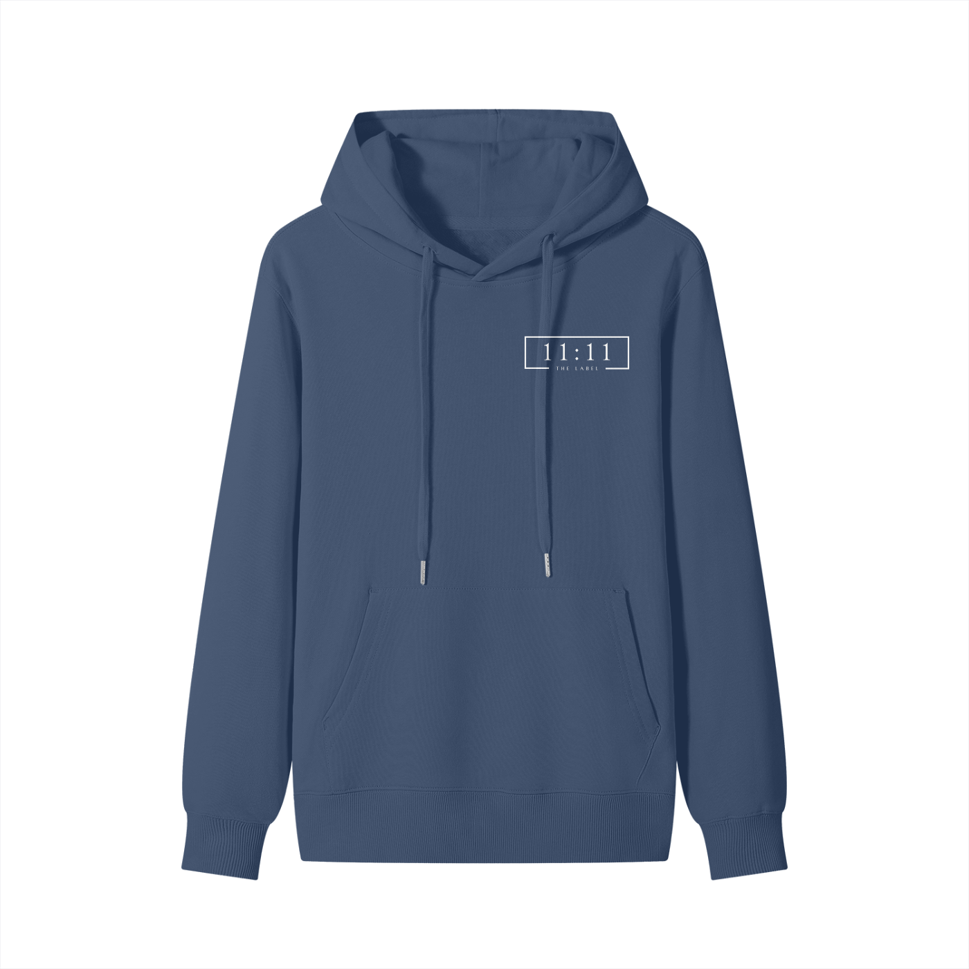 '11:11 THE LABEL' Classic Hoodie- Small White Print