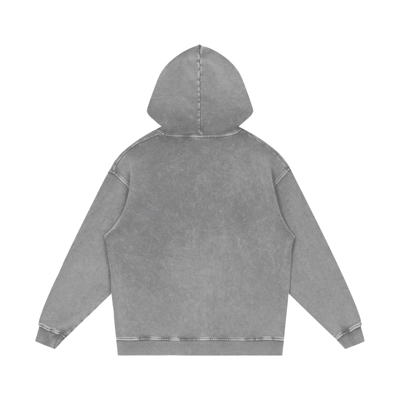 'Stay Wild' Acid Wash Oversized Hoodie