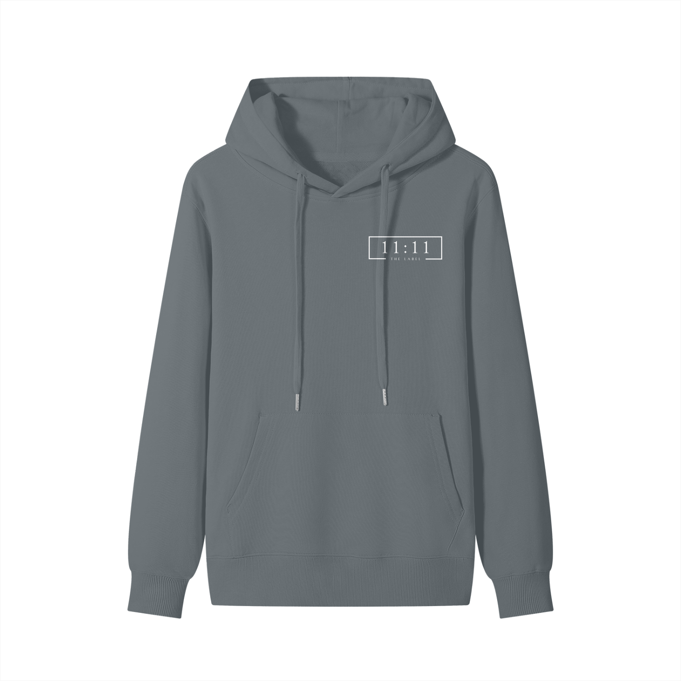'11:11 THE LABEL' Classic Hoodie- Small White Print