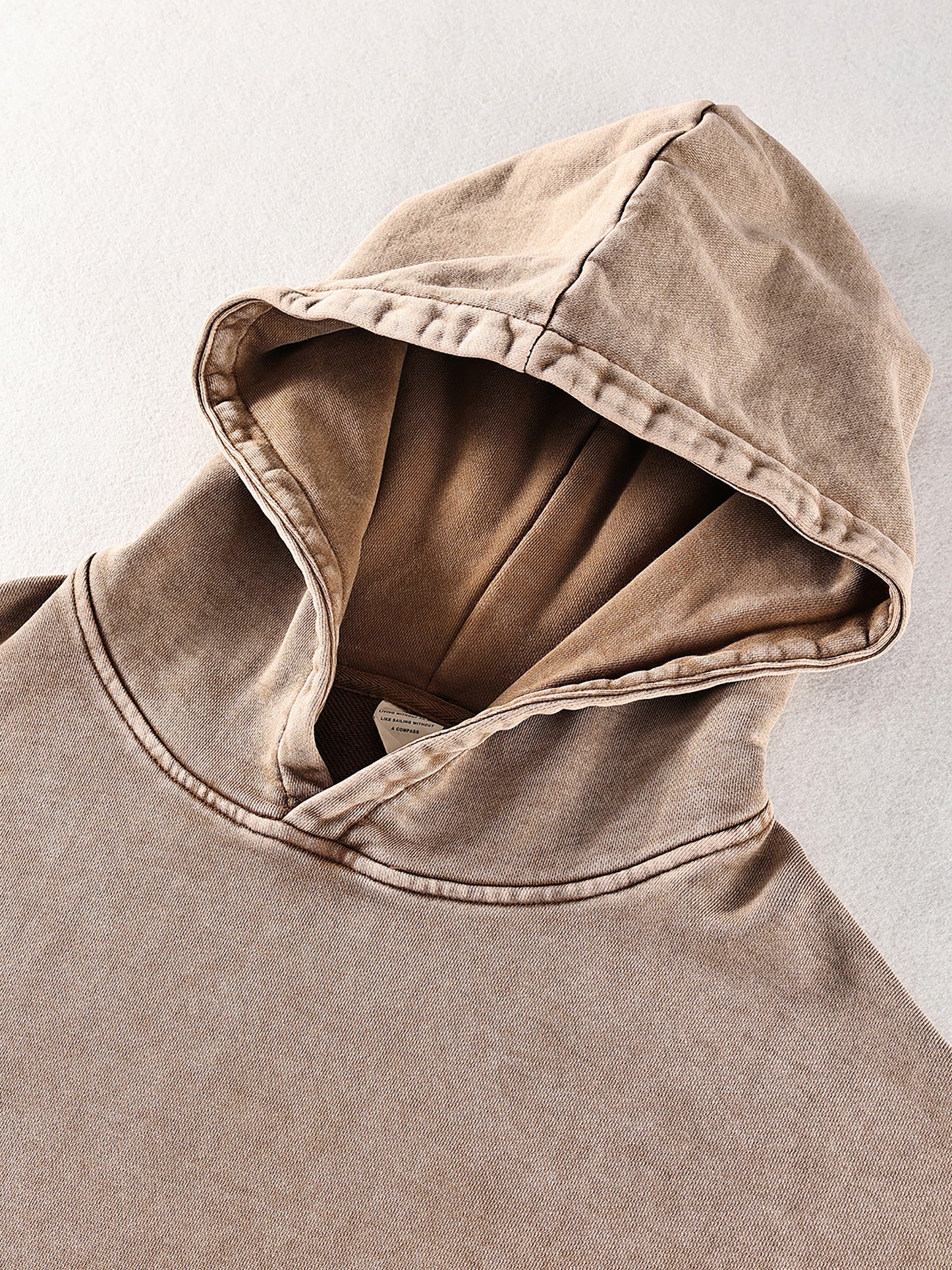 'Stay Wild' Acid Wash Oversized Hoodie